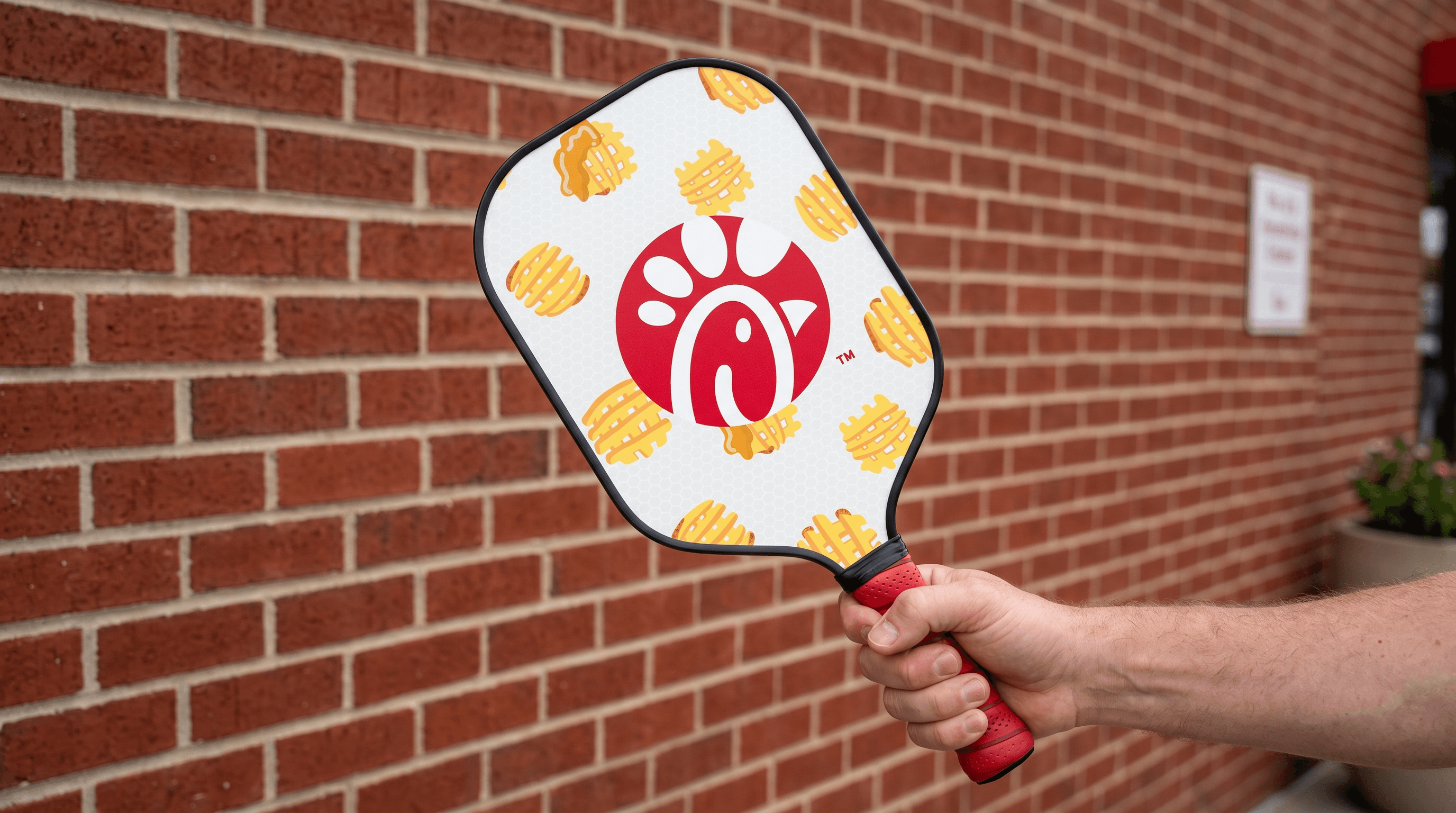 Custom branded corporate pickleball paddle