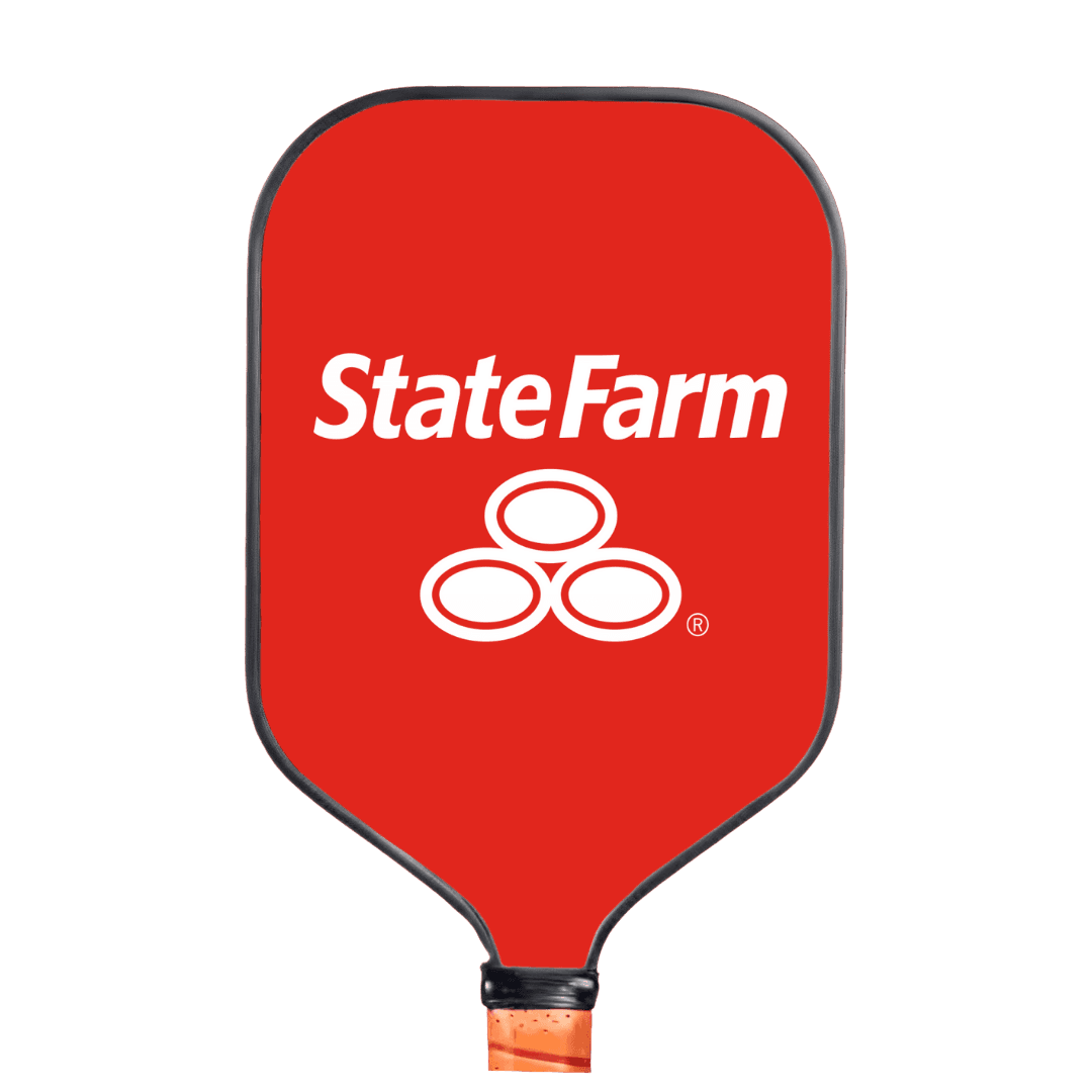State Farm custom branded pickleball paddle